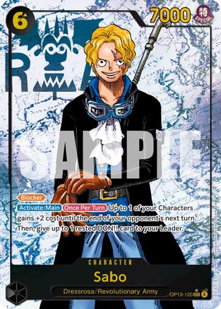 Sabo (120) (Parallel) - OP13-120 - Secret Rare