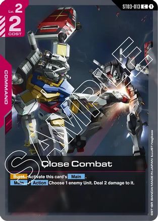 Close Combat - ST03-013 - Starter Deck 06: Clan Unity