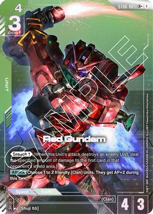 Red Gundam (LR+) - ST06-005 - Starter Deck 06: Clan Unity
