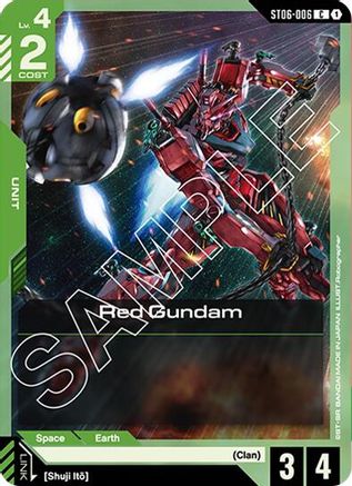 Red Gundam (C) - ST06-006 - Starter Deck 06: Clan Unity