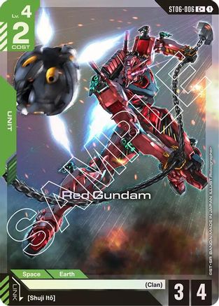 Red Gundam (C+) - ST06-006 - Starter Deck 06: Clan Unity