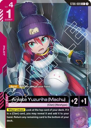Amate Yuzuriha (Machu) (C+) - ST06-009 - Starter Deck 06: Clan Unity