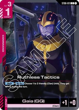Ruthless Tactics - ST06-011 - Starter Deck 06: Clan Unity