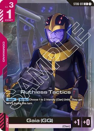 Ruthless Tactics (C+) - ST06-011 - Starter Deck 06: Clan Unity