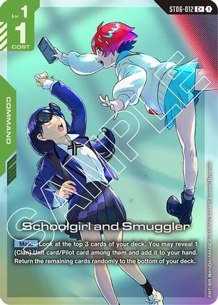 Schoolgirl and Smuggler (C+) - ST06-012 - Starter Deck 06: Clan Unity