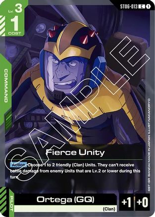 Fierce Unity - ST06-013 - Starter Deck 06: Clan Unity