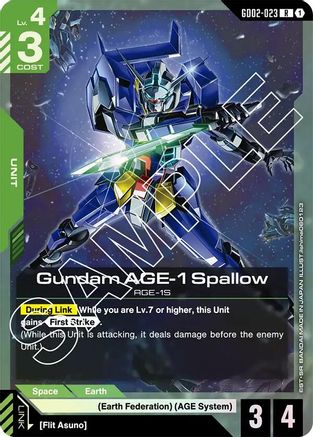 Gundam AGE-1 Spallow - GD02-023 - Dual Impact