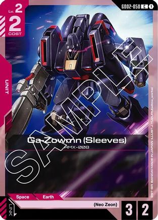 Ga-Zowmn (Sleeves) - GD02-050 - Dual Impact