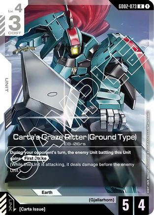 Carta's Graze Ritter (Ground Type) - GD02-073 - Dual Impact