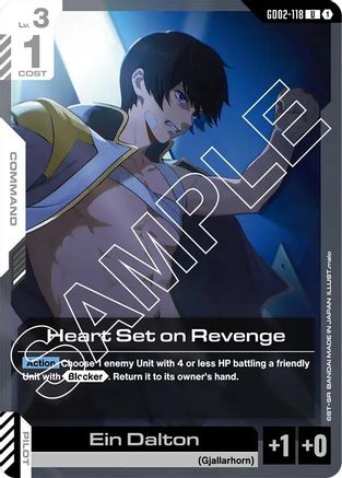 Heart Set on Revenge - GD02-118 - Dual Impact