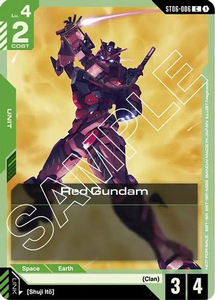 Red Gundam (Boost Kit 01) - ST06-006 - C