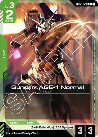Gundam AGE-1 Normal (Store Tournament Participant Pack 02) - GD02-029 - C