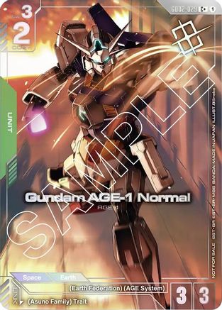 Gundam AGE-1 Normal (Store Tournament Winner Pack 02) - GD02-029 - C