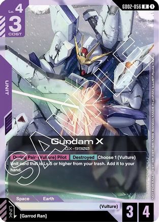 Gundam X (GD02-056) (Store Tournament Participant Pack 02) - GD02-056 - R
