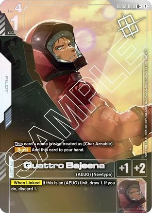 Quattro Bajeena (Store Tournament Winner Pack 02) - GD02-098 - U+