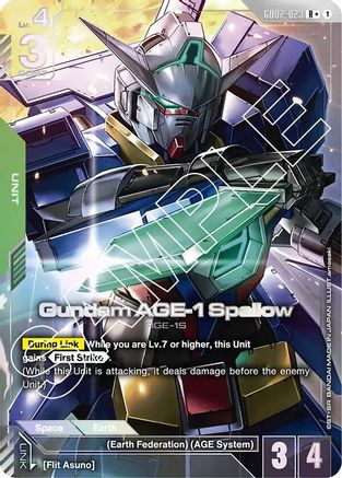 Gundam AGE-1 Spallow (R+) - GD02-023 - Dual Impact