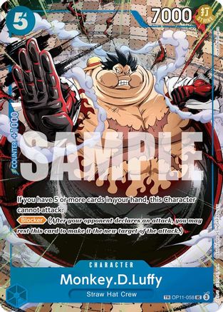 Monkey.D.Luffy - OP11-058 (TR) - OP11-058 - Treasure Rare