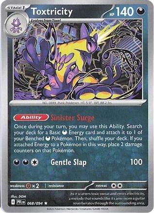 Toxtricity - 068 - Rare - Reverse Holofoil