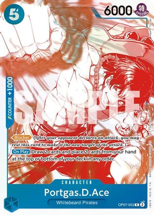 Portgas.D.Ace - OP07-053 (3rd Anniversary Treasure Campaign Pack) - OP07-053 - Rare