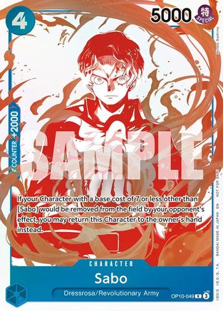 Sabo - OP10-049 (3rd Anniversary Treasure Campaign Pack) - OP10-049 - Rare