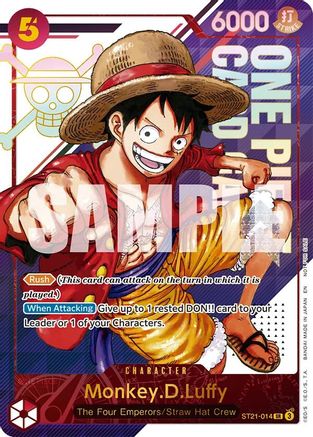 Monkey.D.Luffy - ST21-014 (3rd Anniversary Treasure Campaign Pack) - ST21-014 - Super Rare