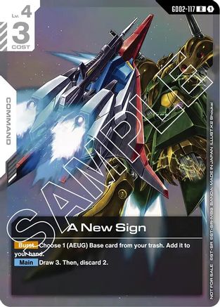 A New Sign (Newtype Challenge 2025 Mission 2) - GD02-117 - R
