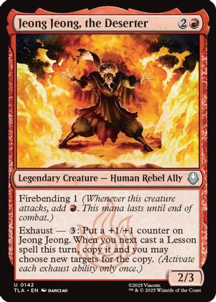 Jeong Jeong, the Deserter (TLA-142) - Avatar: The Last Airbender