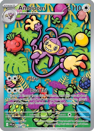 Ambipom - 107/094 - Illustration Rare - Holofoil