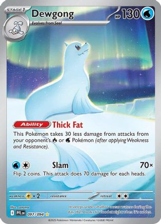 Dewgong - 097/094 - Illustration Rare - Holofoil