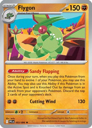 Flygon - 053/094 - Rare - Reverse Holofoil