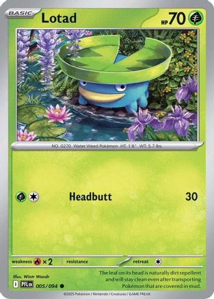 Lotad - 005 - Common - Reverse Holofoil