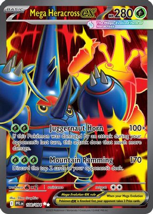 Mega Heracross ex - 108/094 - Ultra Rare - Holofoil