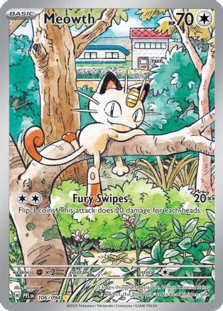 Meowth - 106 - Illustration Rare - Holofoil