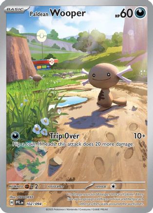 Paldean Wooper - 102 - Illustration Rare - Holofoil