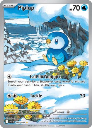 Piplup - 098/094 - Illustration Rare - Holofoil