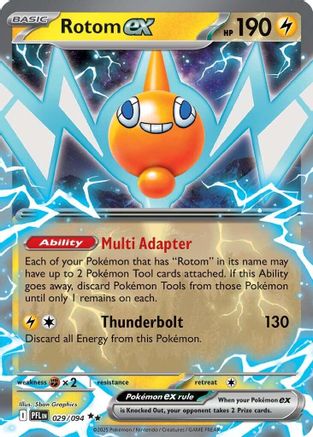 Rotom ex - 029/094 - Double Rare - Holofoil