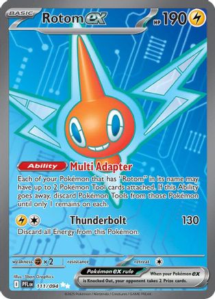 Rotom ex - 111/094 - Ultra Rare - Holofoil