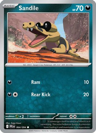 Sandile - 064 - Common - Reverse Holofoil