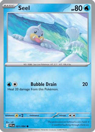 Seel - 021 - Common - Reverse Holofoil