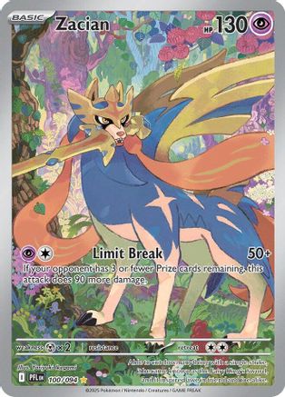 Zacian - 100/094 - Illustration Rare - Holofoil