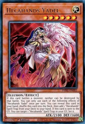 Hecahands Yadel - PHRE-EN002 - Phantom Revenge 1st Edition