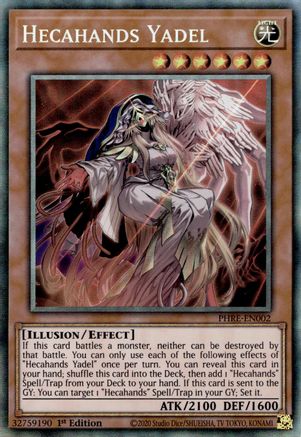 Hecahands Yadel (CR) - PHRE-EN002 -  Phantom Revenge 1st Edition
