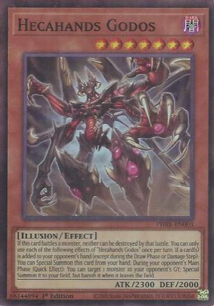 Hecahands Godos (Super Rare) - PHRE-EN003 - Phantom Revenge 1st Edition