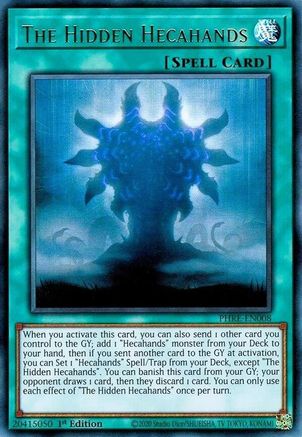 The Hidden Hecahands - PHRE-EN008 - Phantom Revenge 1st Edition