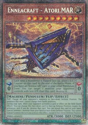 Enneacraft - Atori.MAR (Starlight Rare) - PHRE-EN022 -  Phantom Revenge 1st Edition