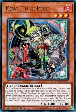 Kewl Tune Reco - PHRE-EN033 - Phantom Revenge 1st Edition