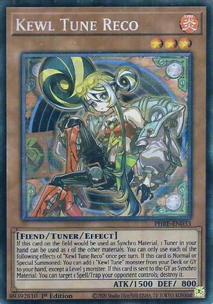 Kewl Tune Reco (CR) - PHRE-EN033 - Phantom Revenge 1st Edition