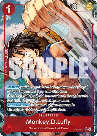 Monkey.D.Luffy (Alternate Art) - OP14-013 - Super Rare (Pre-Order)