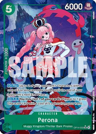 Perona (Alternate Art) - OP14-033 - Super Rare