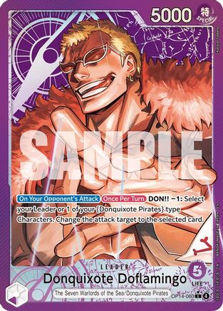 Donquixhote Doflamingo (Alternate Art) - OP14-060 - Leader (Pre-Order)